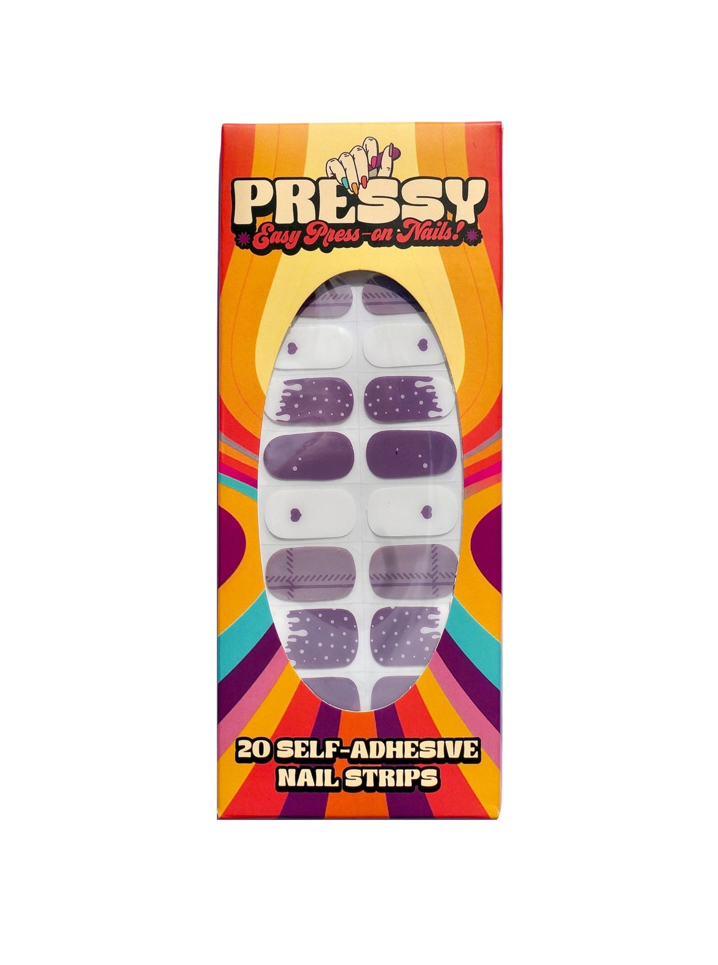 Pressy - Easy-to-Apply, Long-Lasting Unisex Nail Wraps — No UV Required DAVID Last 2 WeeksNail WrapPress On Nail